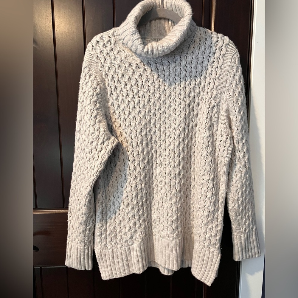 J. Crew Textured Knit Turtleneck Sweater XL